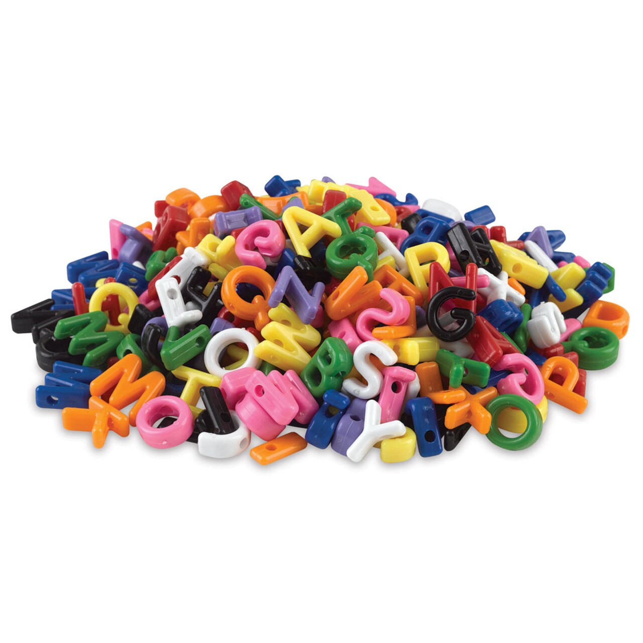 Creativity Street Shaped Alphabet Beads - Assorted Colors, Pkg of 288
